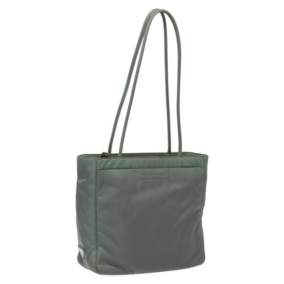 PRADA Tote Bag Nylon Green - Picture 1 of 13